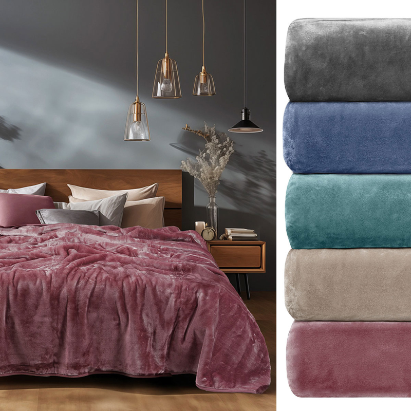 Κουβέρτα Βελουτέ King Size (240x260) AdamHome 700