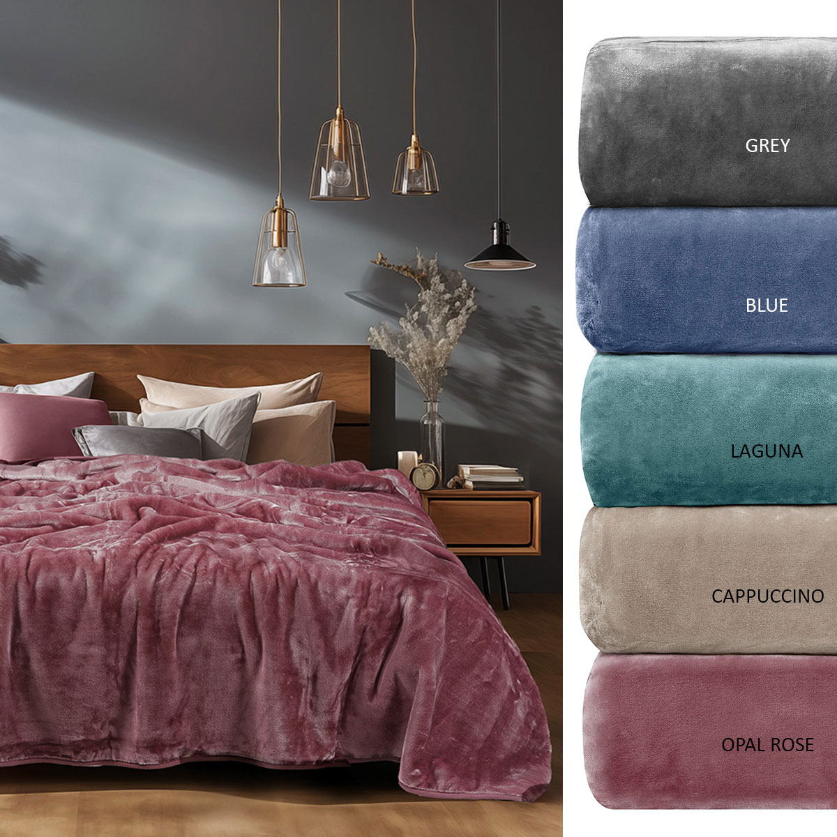Κουβέρτα Βελουτέ King Size (240X260) Adamhome 700 Home Λευκά Είδη Κρεβατοκάμαρας Κουβέρτες Υπέρδιπλες Spitishop