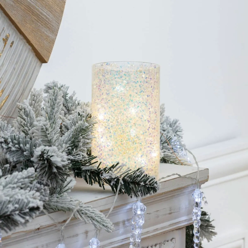 Χριστουγεννιάτικο Διακοσμητικό Με Led (Φ9x15) A-S Photophore 209837