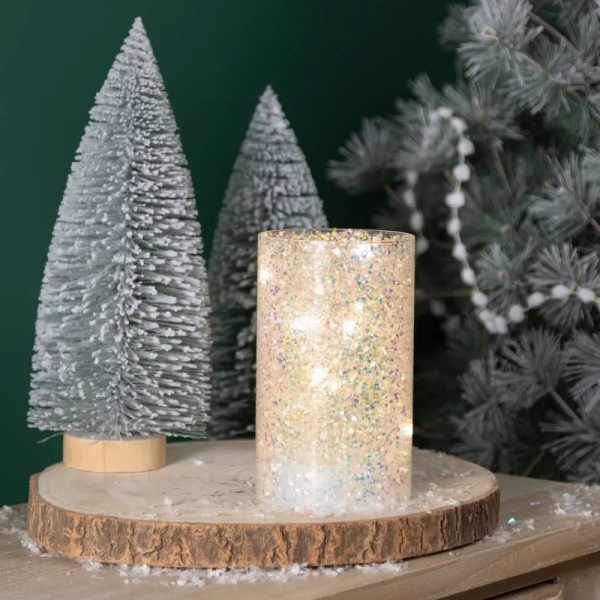 Χριστουγεννιάτικο Διακοσμητικό Με Led (Φ9x15) A-S Photophore 209837