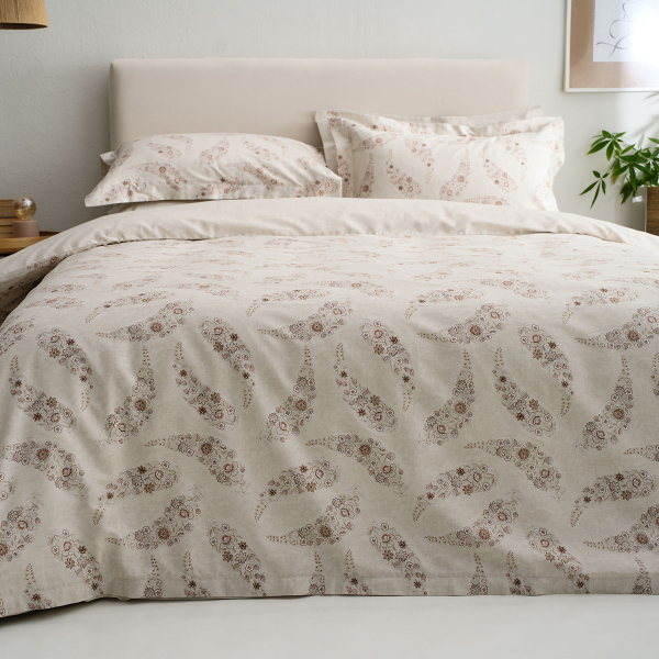 Παπλωματοθήκη Μονή (Σετ 170x240) 2 Όψεων Vesta Elegant Karen 2