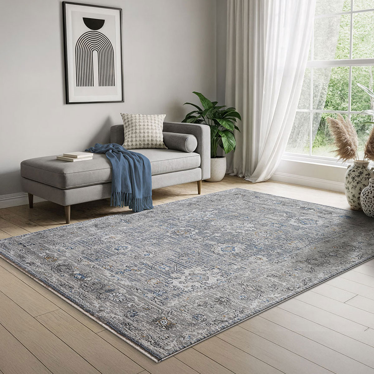 Χαλί Διαδρόμου (80X150) New Plan Lotus 37407 Home Χαλιά Διάδρομοι Spitishop
