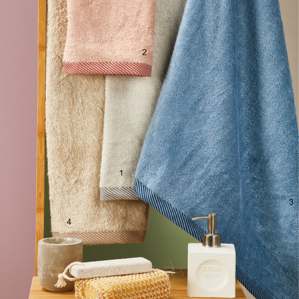 Πετσέτες Μπάνιου (Σετ 3τμχ) Whitegg T083 500gsm