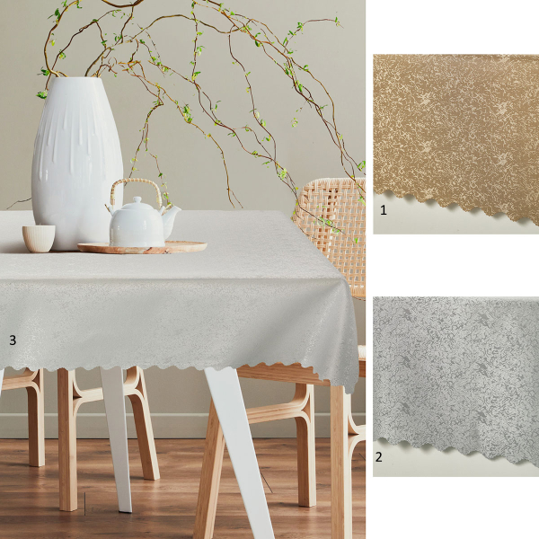 Αλέκιαστο Τραπεζομάντηλο (140x220) Whitegg Z156