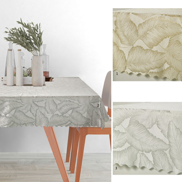 Αλέκιαστο Τραπεζομάντηλο (140x220) Whitegg Z157