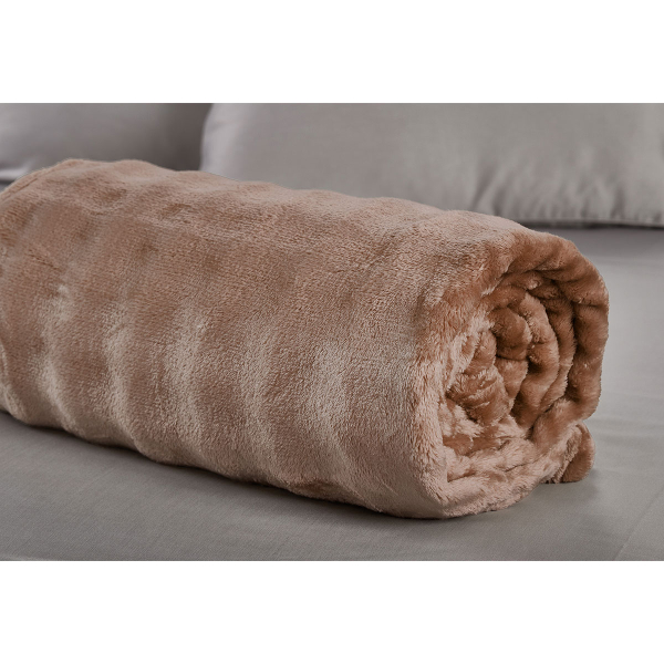 Κουβέρτα Fleece Μονή (160x220) Whitegg KB158