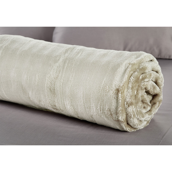 Κουβέρτα Fleece Μονή (160x220) Whitegg KB158