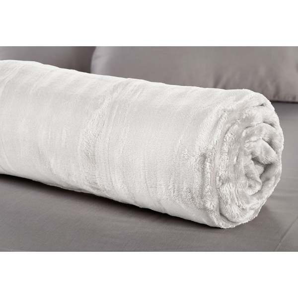 Κουβέρτα Fleece Μονή (160x220) Whitegg KB158