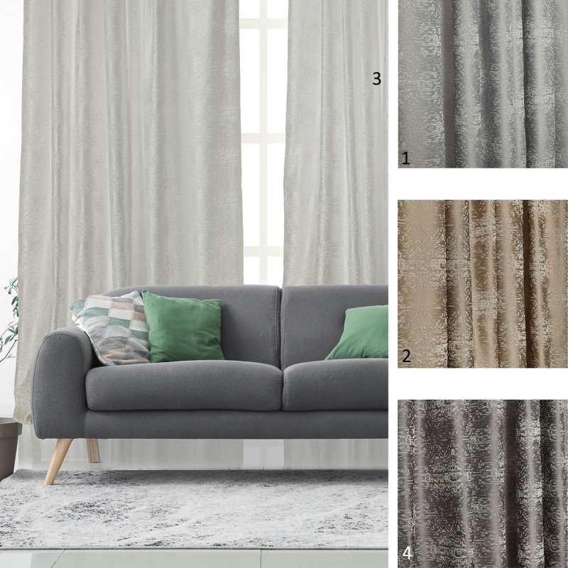 Κουρτίνα (270x280) Με Τρέσα Whitegg K0219