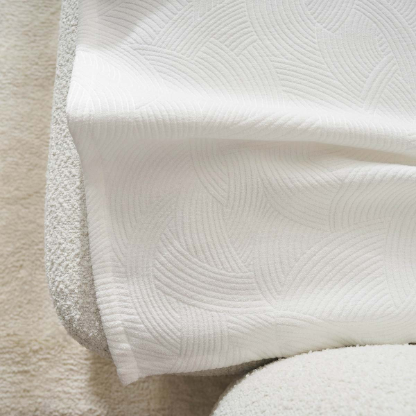 Ριχτάρι Καναπέ Διθέσιου Βελουτέ (180x250) Gofis Home Nimbus Polar White 447/26