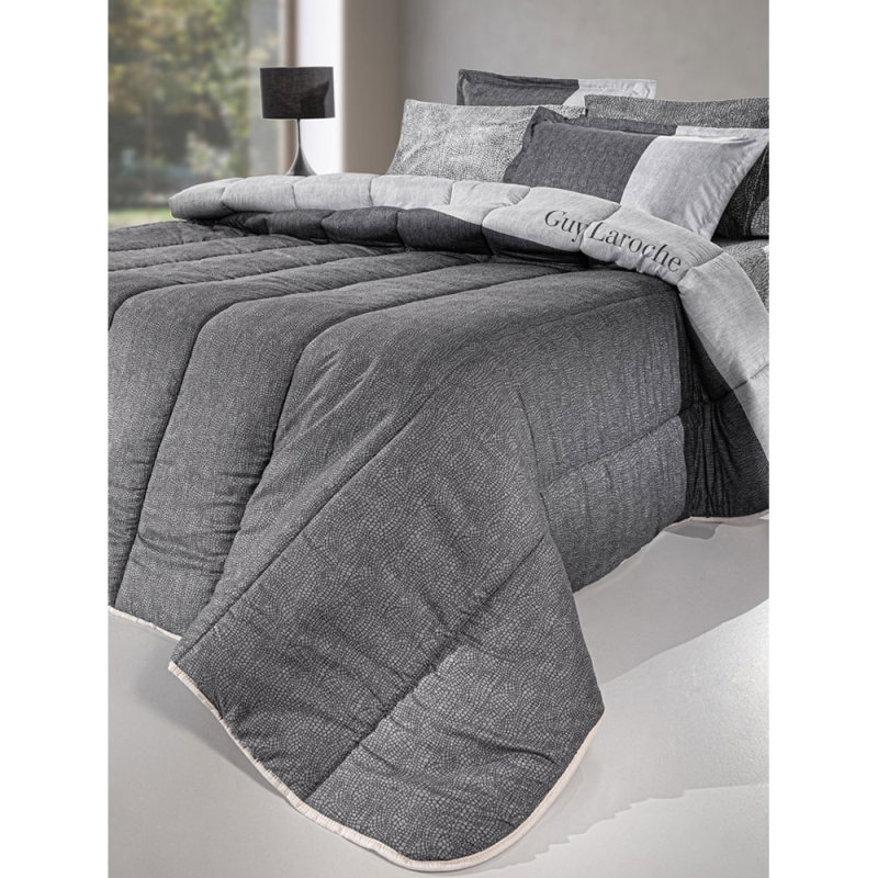 Πάπλωμα Υπέρδιπλο (220x240) Guy Laroche Safari Anthracite