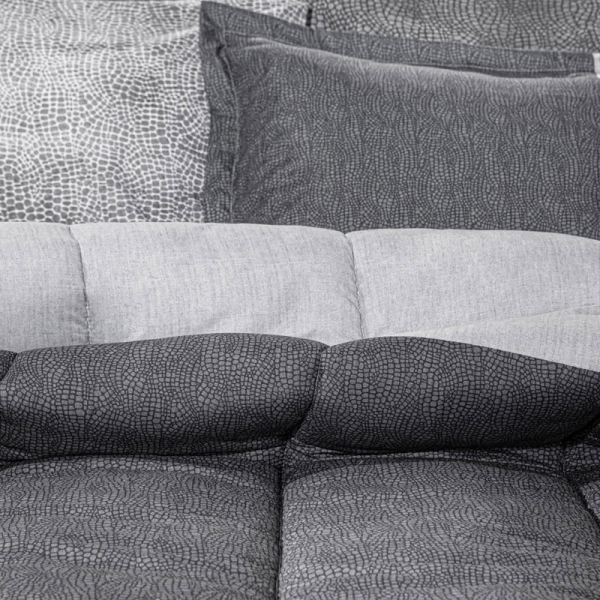 Πάπλωμα Υπέρδιπλο (220x240) Guy Laroche Safari Anthracite