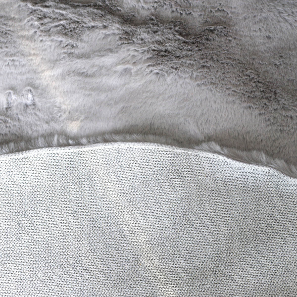 Πατάκι Γούνινο (60x90) Ravelia Fluffy Light Grey Animal Shape