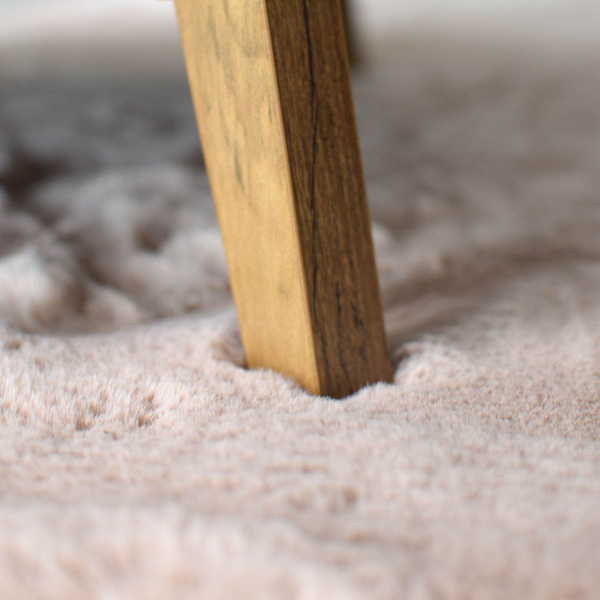 Χαλί Γούνινο (160x230) Ravelia Fluffy Pink