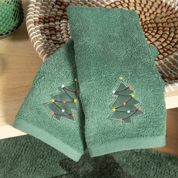 Χριστουγεννιάτικες Πετσέτες (Σετ 2τμχ) Nef-Nef Homeware Trees of Joy