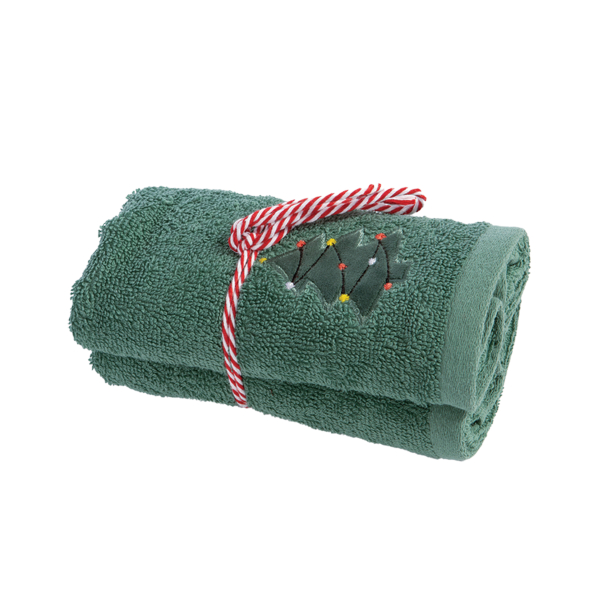 Χριστουγεννιάτικες Πετσέτες (Σετ 2τμχ) Nef-Nef Homeware Trees of Joy