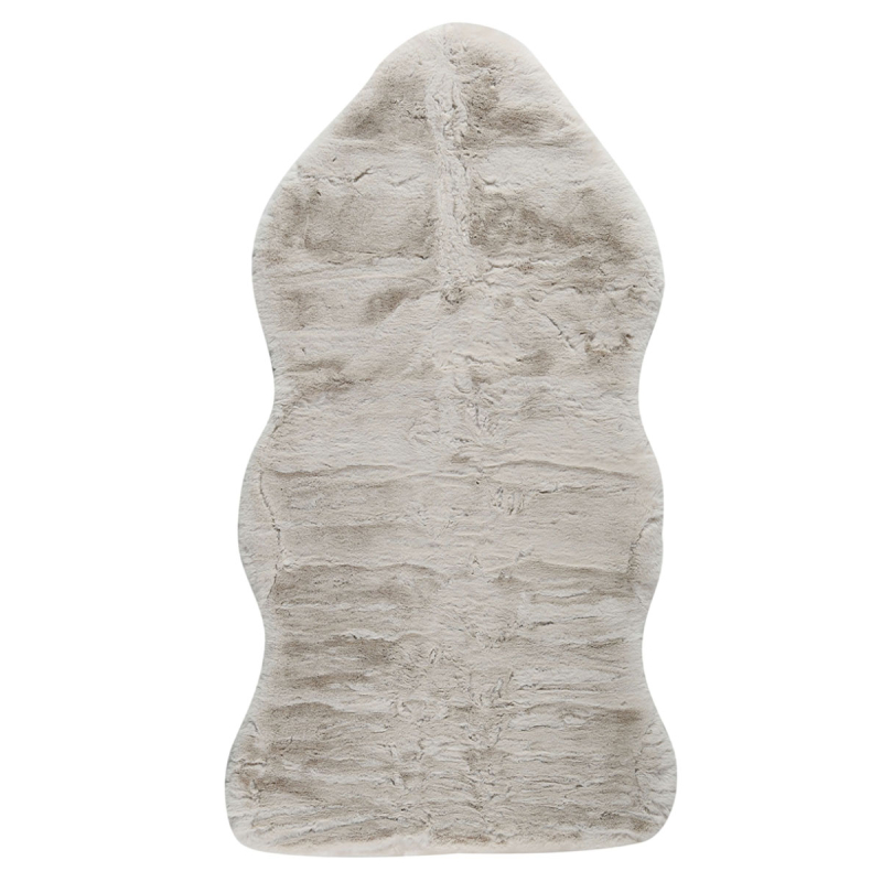 Χαλί Διαδρόμου Γούνινο (80x150) Polcarpet Rabbit Animal Shape Ivory