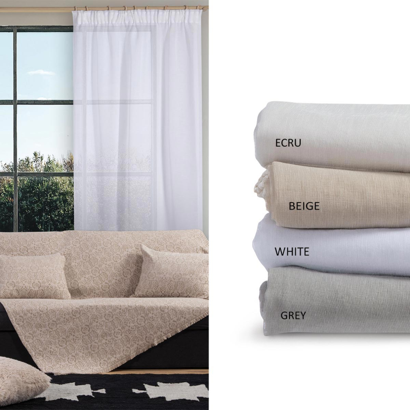 Κουρτίνα (140x270) Με Τρέσα Nef-Nef Homeware Roxane