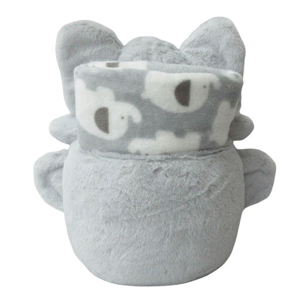 Κουβέρτα Fleece Αγκαλιάς (75x90) + Λούτρινο + Καλάθι Viopros Σχ. 712