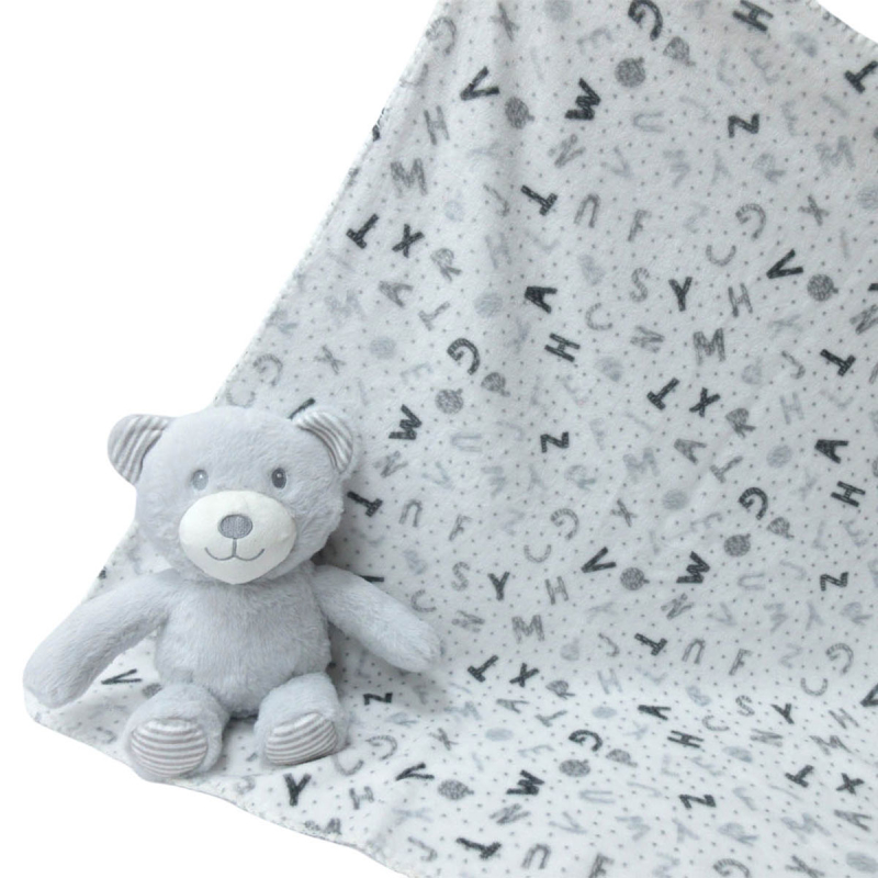 Κουβέρτα Fleece Αγκαλιάς (75x90) + Λούτρινο Viopros Σχ. 721