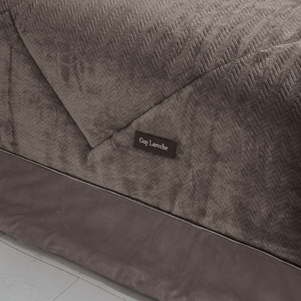 Κουβερτοπάπλωμα Ημίδιπλο (180x240) Guy Laroche Moore Cocoa