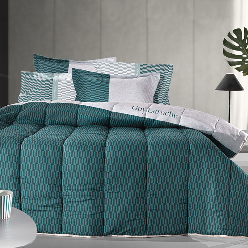 Παπλωματοθήκη Υπέρδιπλη (225x245) Guy Laroche Status Petrol