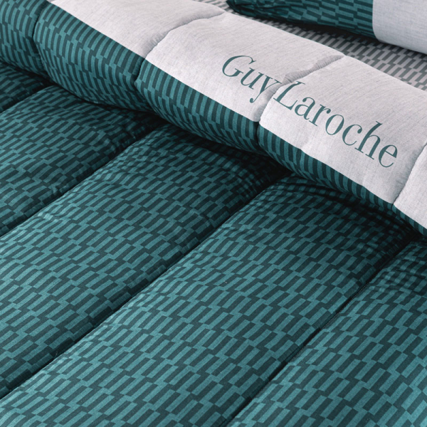 Παπλωματοθήκη Υπέρδιπλη (225x245) Guy Laroche Status Petrol