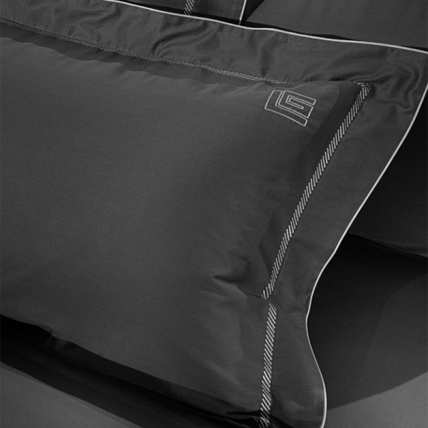 Παπλωματοθήκη King Size (Σετ 250x240) Guy Laroche Elite Anthracite - Silver
