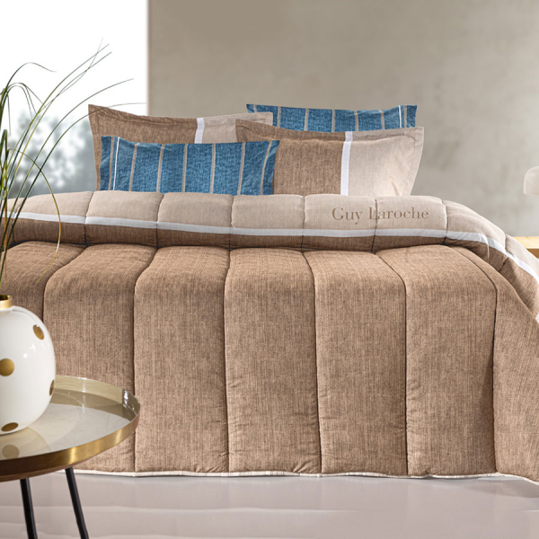 Παπλωματοθήκη Υπέρδιπλη (225x245) Guy Laroche Beverly Almond