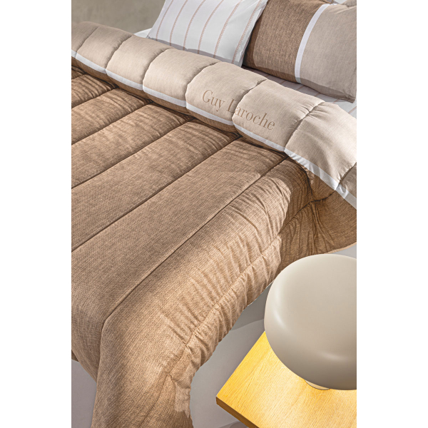 Παπλωματοθήκη Υπέρδιπλη (225x245) Guy Laroche Beverly Almond