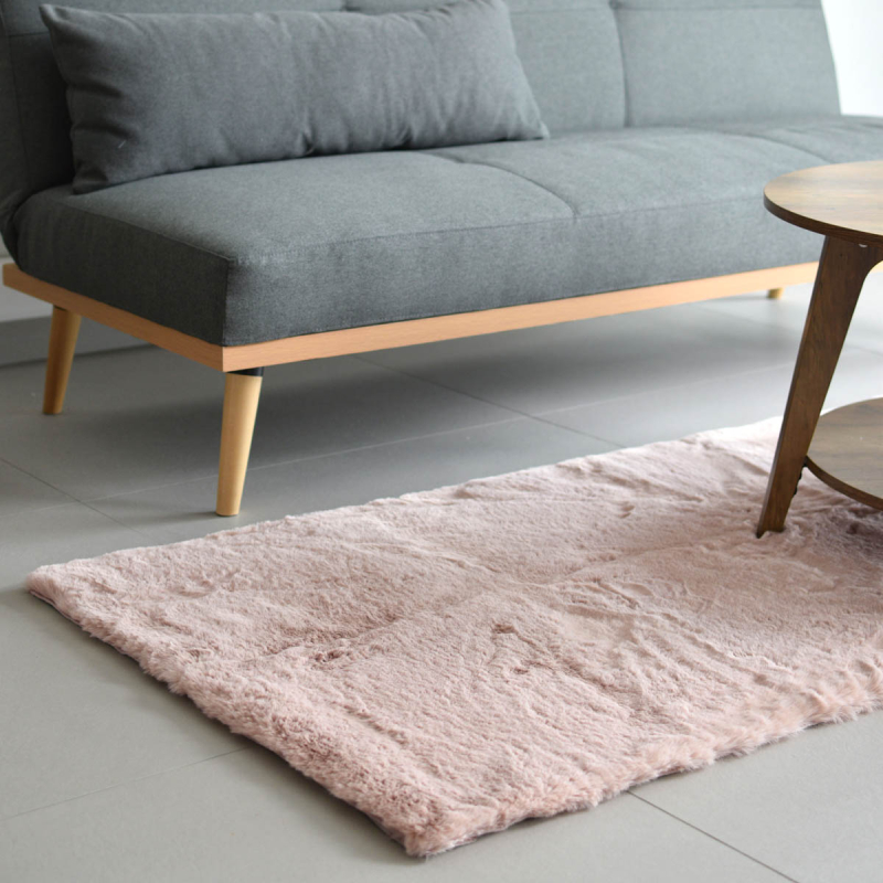 Πατάκι Γούνινο (60x90) Ravelia Fluffy Pink