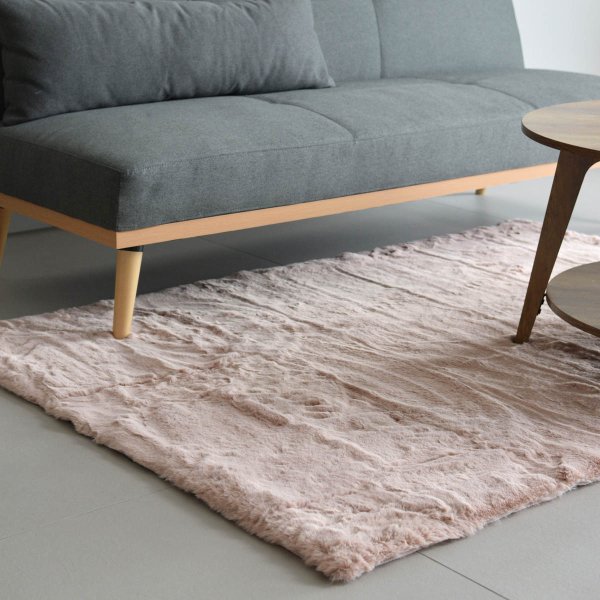 Χαλί Γούνινο (150x200) Ravelia Fluffy Pink