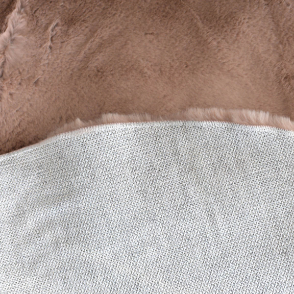 Στρογγυλό Xαλί Γούνινο (Φ100) Ravelia Fluffy Pink