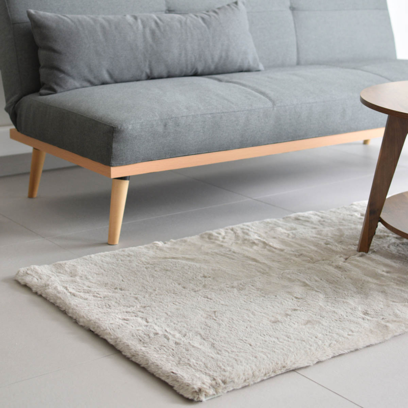 Xαλί Διαδρόμου Γούνινο (80x150) Ravelia Fluffy Taupe