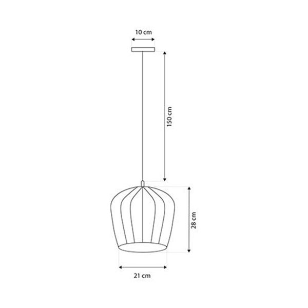 Φωτιστικό Οροφής Μονόφωτο Eurolamp Naxos 153-56321 Black