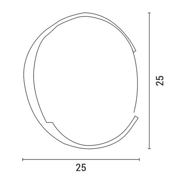 Απλίκα LED Εξωτερικού Χώρου Eurolamp 145-20204 Black