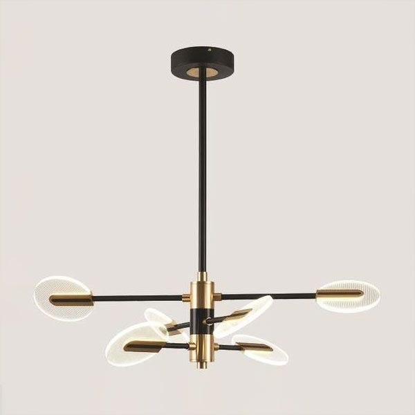 Φωτιστικό Οροφής Πολύφωτο LED 3 CCT Eurolamp 144-10011 Black/Gold