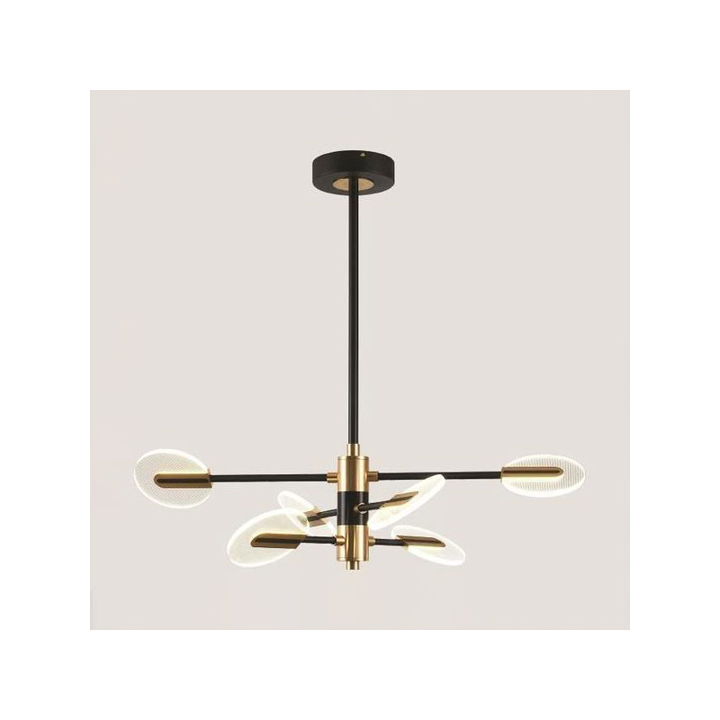 Φωτιστικό Οροφής Πολύφωτο LED 3 CCT Eurolamp 144-10011 Black/Gold