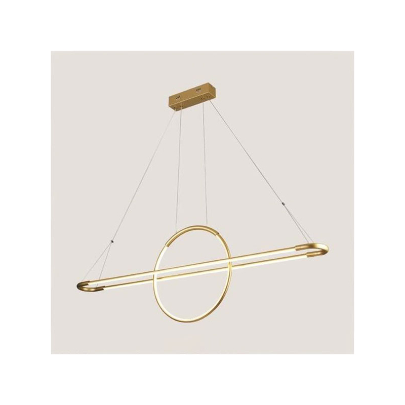 Φωτιστικό Οροφής Δίφωτο LED Eurolamp 144-16002 Gold