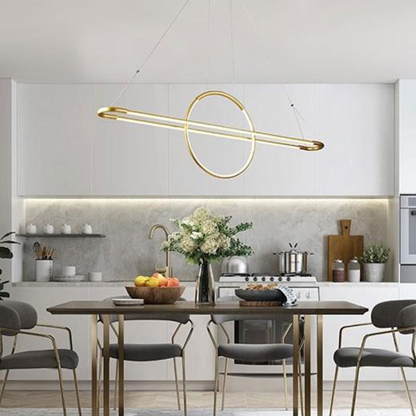 Φωτιστικό Οροφής Δίφωτο LED Eurolamp 144-16002 Gold