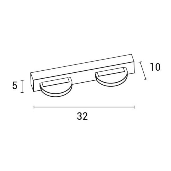 Απλίκα Τοίχου LED Eurolamp 144-80002 Chrome