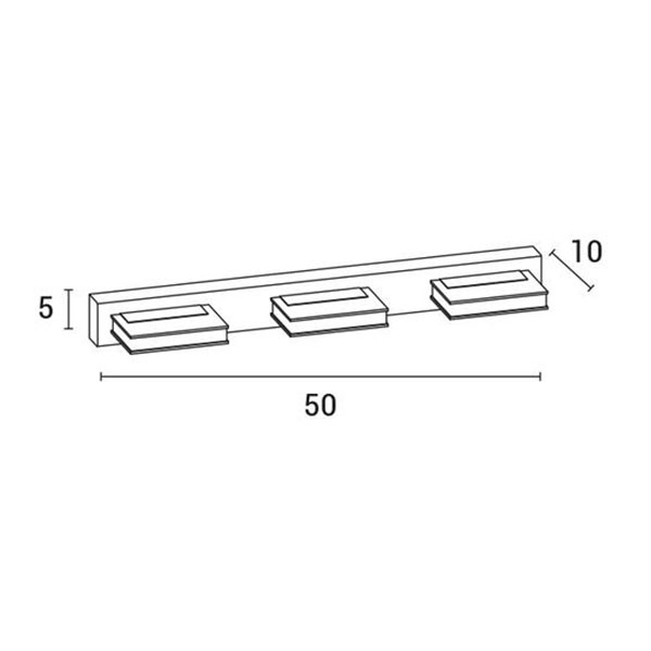 Απλίκα Τοίχου LED Eurolamp 144-80005 Chrome