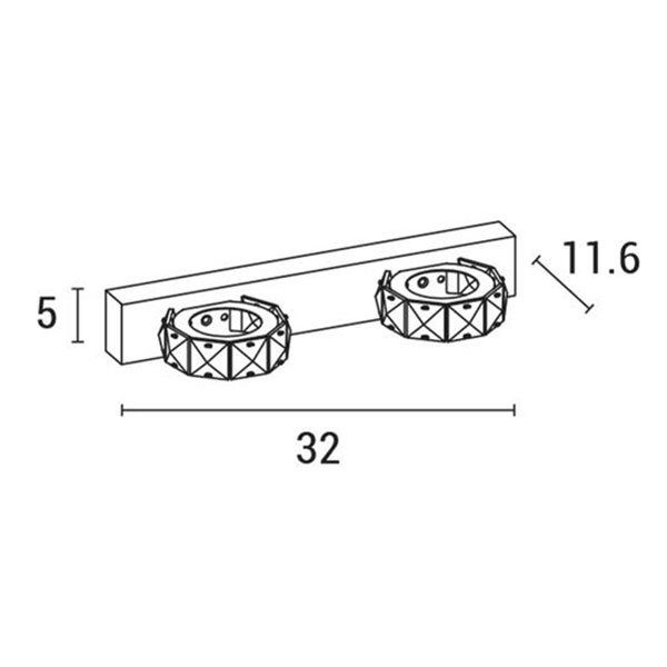 Απλίκα Τοίχου Led Eurolamp 144-80006 Chrome Home Φωτιστικά Spitishop