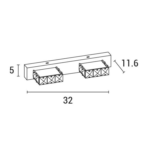 Απλίκα Τοίχου LED Eurolamp 144-80008 Chrome