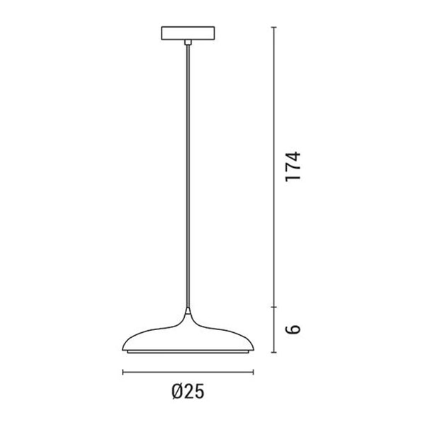 Φωτιστικό Οροφής Μονόφωτο LED 3 CCT Eurolamp Saturn 144-15035 White