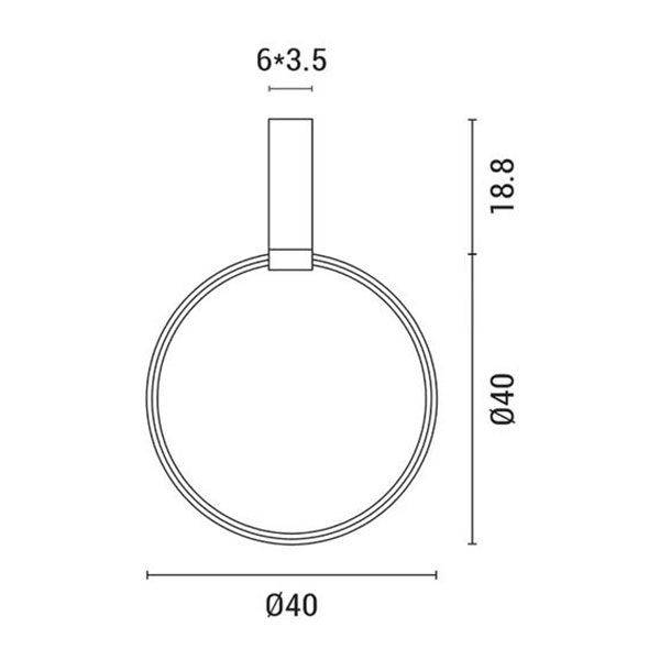 Φωτιστικό Οροφής Μονόφωτο LED Eurolamp 144-17030 Black