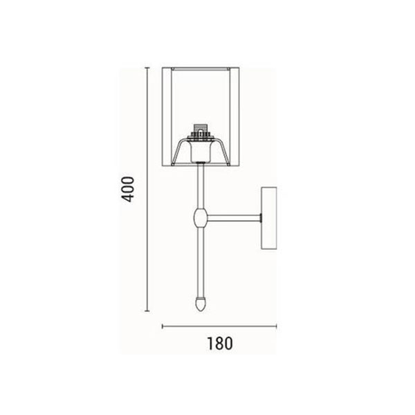 Απλίκα Τοίχου Eurolamp Veli 144-24050 White Home Φωτιστικά Spitishop