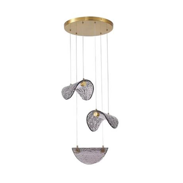 Φωτιστικό Οροφής Τρίφωτο LED Eurolamp Isola 144-18005 Bronze/Grey