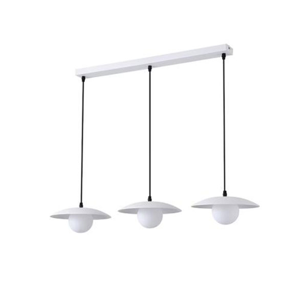 Φωτιστικό Οροφής Τρίφωτο Eurolamp Coba Cabana 144-28526 White