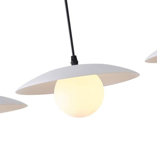 Φωτιστικό Οροφής Τρίφωτο Eurolamp Coba Cabana 144-28526 White